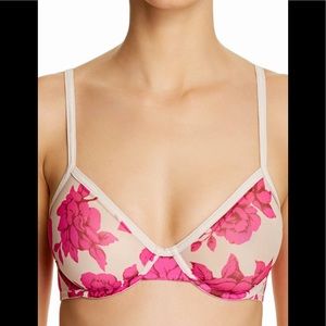 Calvin Klein Sheer Marquisette Unlined Demi Bra
